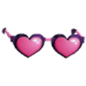 Pink Heart Glasses