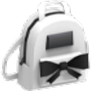 White Designer Backpack
