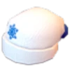White Winter Hat