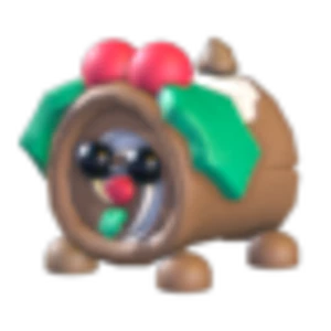 Yule Log Dog