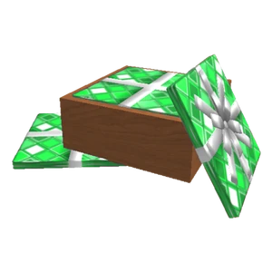 Box of Green Wrapping Paper